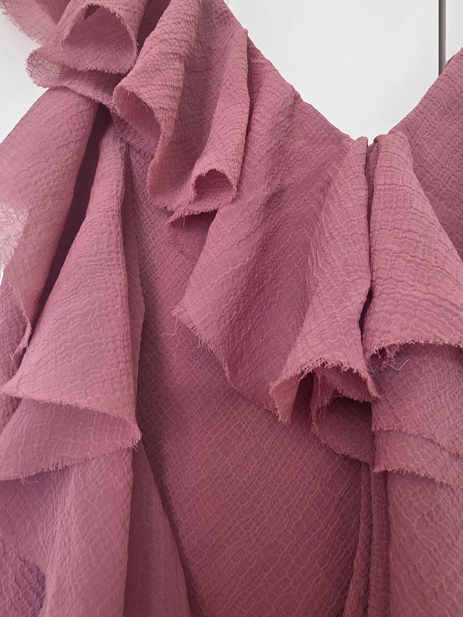 Vestido Folhos Rosa Novo | Asos |T.46  – photo 4